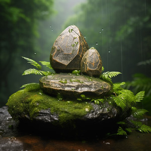 Relaxation by Raindrops