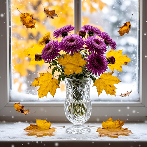 Астры осенние