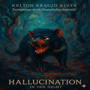 Hallucination in the Night - Tasmanian Devil (Sarcophilus Harrisii)