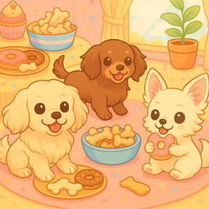 ワンコとおやつタイム