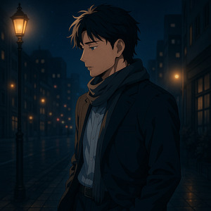 夜風にほどけた声