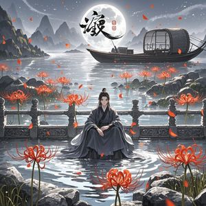忘川花未眠-蓝色龙行