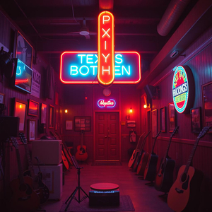 Neon Lights and Texas Music