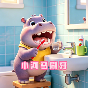 小河马刷牙