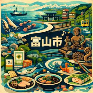 山と湾が一直線で結ばれる、水と光の富山市 TOYAMA city