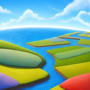 空気中の喜青い空