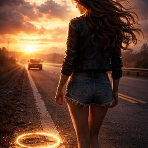 left my halo on the highway