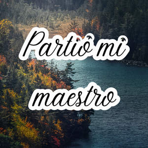 Partió mi maestro