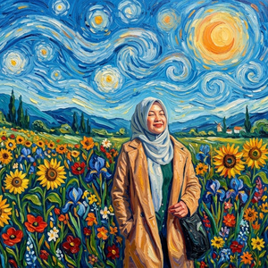 Bunga in the flower garden