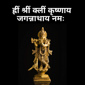 ह्रीं श्रीं क्लीं कृष्णाय जगन्नाथाय नमः