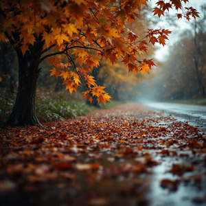 Осень упадёт дождём