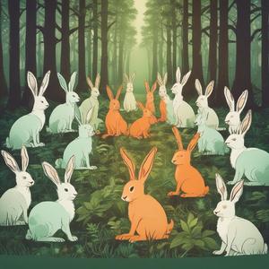 Šimtas zuikių susirinko (Lithuania) by @straw1981