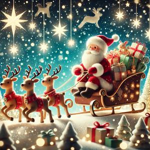 Nikolaus auf der Himmelsreise