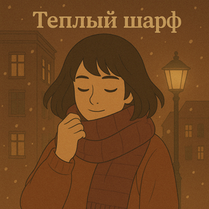 Теплый шарф