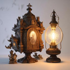 La Lampe Frontale de Triskel (Roi des Poubelles) by @totoniglo