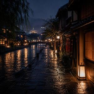 Echoes of Kyoto Rain