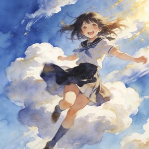 日落棉花糖