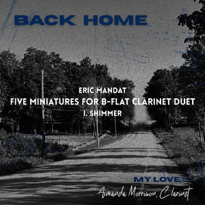 Five Miniatures for B-Flat Clarinet Duet: I. Shimmer