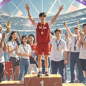 奥运夺金进行曲（0.9x慢摇版）