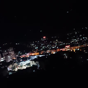 金平彩虹桥的凌晨