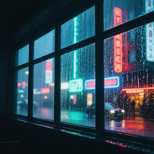 这雨夜的风声交错