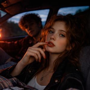 красная помада