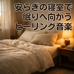 静かな寝室でまぶたが閉じる時間