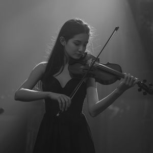 Violin Drifting into Sleep