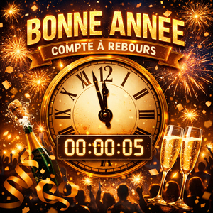 bonne année compte à rebours (Live)