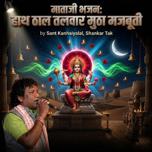 माताजी भजन हाथ ठाल तलवार मुठा मजबूती