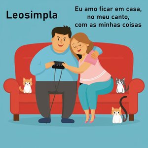 Eu amo ficar em casa, no meu canto, com as minhas coisas