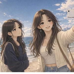 한 장만 찍자 했잖아!