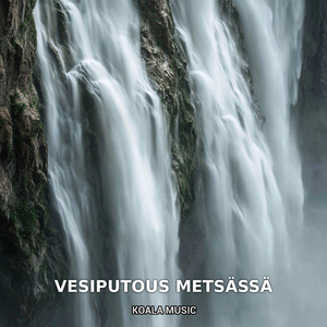 Metsässä kuuluva vesiputous ääni luonnon rauhaan, Pt.22