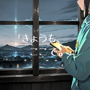 「きょうも、ここで。」