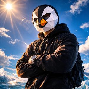 Bleibe eiskalt (Pinguin)