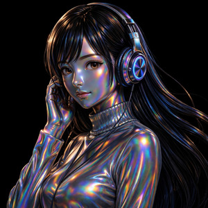 二人のシルエット