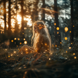 未知の森、安らぎの火