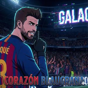 Piqué Corazón Blaugrana