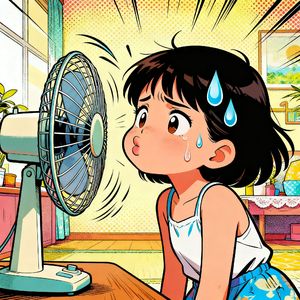 风扇坏了光转圈没有风