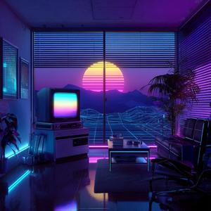 Midnight Neon Journey