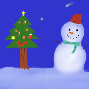 真冬のクリスマス