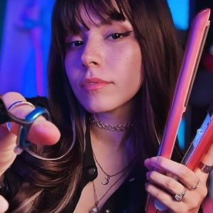 Straightening and floofing your hair