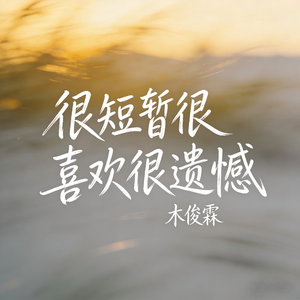 很短暂很喜欢很遗憾