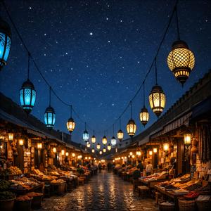 Moonlit Bazaar