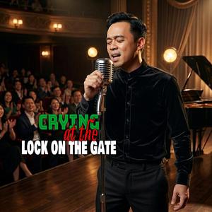 crying at the lock on the gate