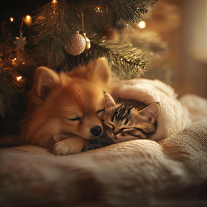 子いぬと子ねこのクリスマス