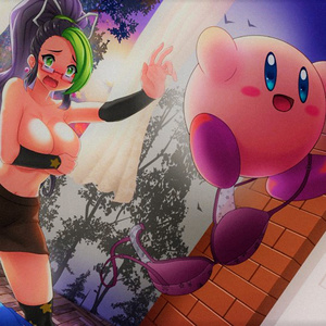 カービィがブラジャーを盗んだ