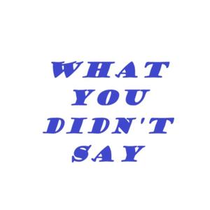 What You Didn't Say