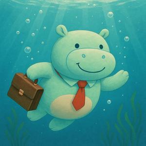 Marok Scodal nage avec les petits poissons