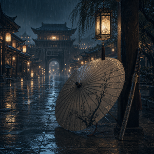 雨落旧长安